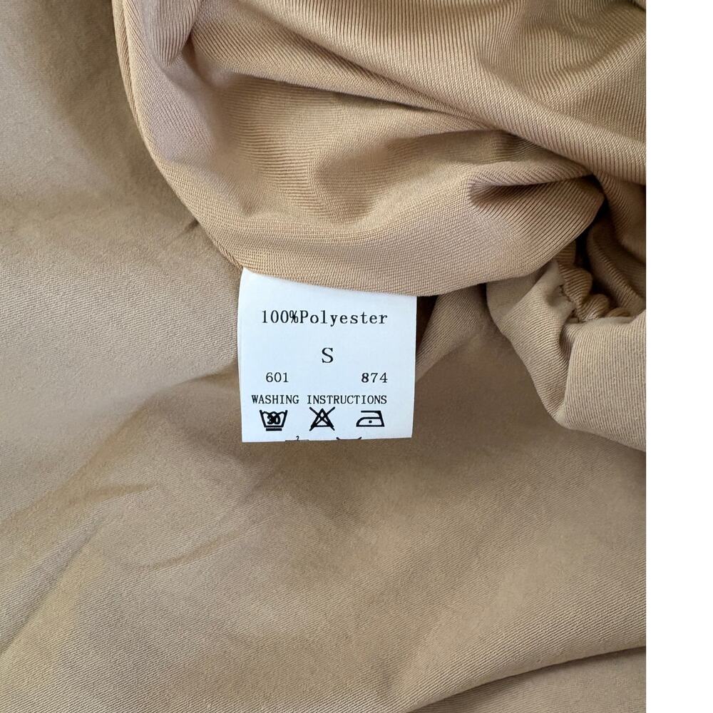 Beige Bubble Skirt Size S New No Tags - Picture 2 of 2